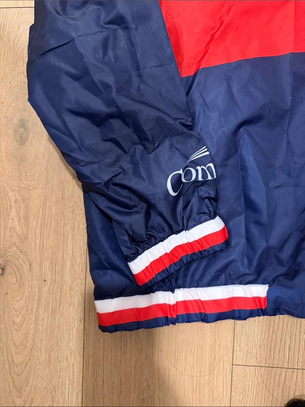 Detroit Stars Adult Red & Navy Windbreaker Jacket